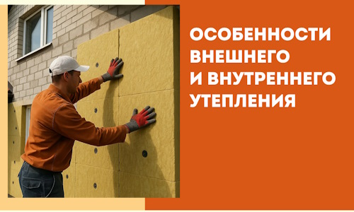 Какие особенности внешнего и внутреннего утепления в Лобне