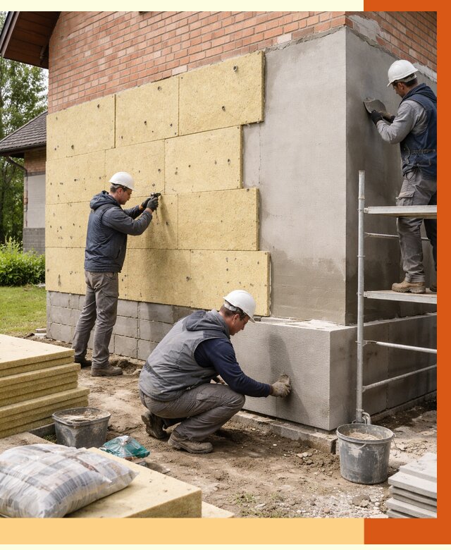 Утепление частного дома в Лобне под ключ от 7745 руб/м2 — недорого | ТепломастерЛбн