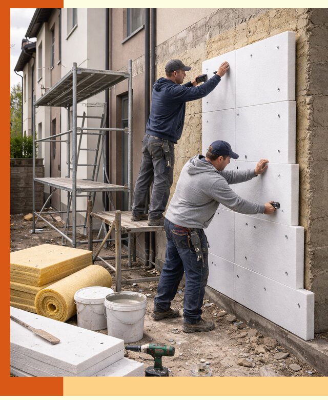 Утепление таунхауса с гарантией комфорта в Лобне