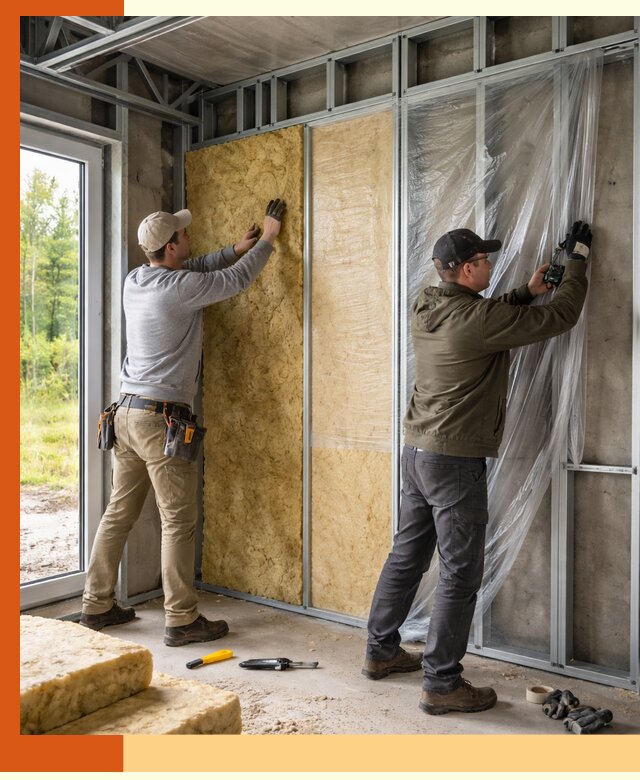 Утепление дома из ЛСТК в Лобне с гарантией качества и эффективности