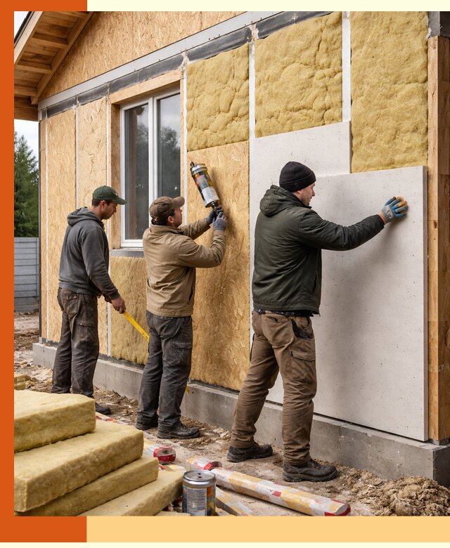 Профессиональное утепление дома из SIP-панелей в Лобне