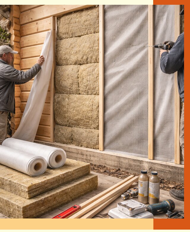 Утепление дома из минибруса в Лобне от 4647 руб/м2 — заказать профессионально | ТепломастерЛбн