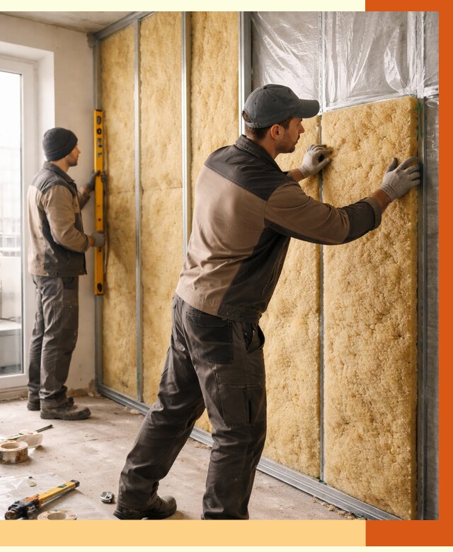 Утепление квартиры изнутри в Лобне от 4492 руб. за м2 | Проф. работы ТепломастерЛбн