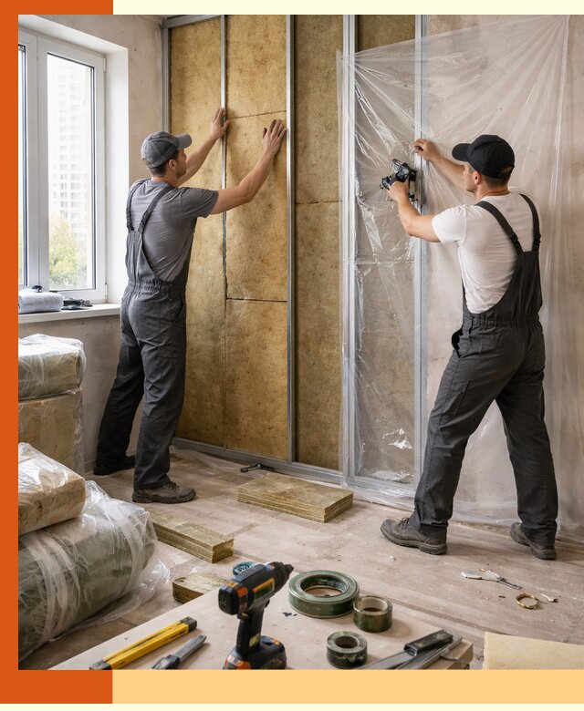 Утепление квартиры изнутри профессионально в Лобне