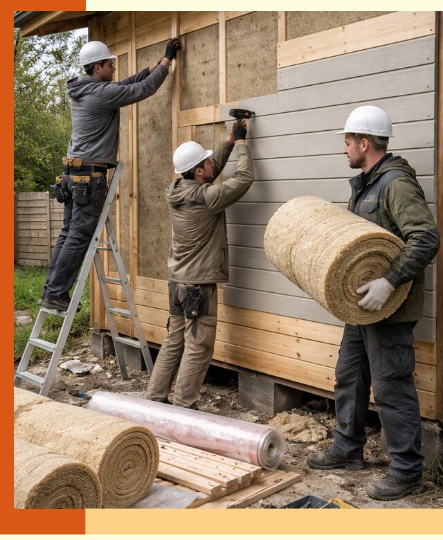 Утепление бани снаружи в Лобне профессионально и надежно