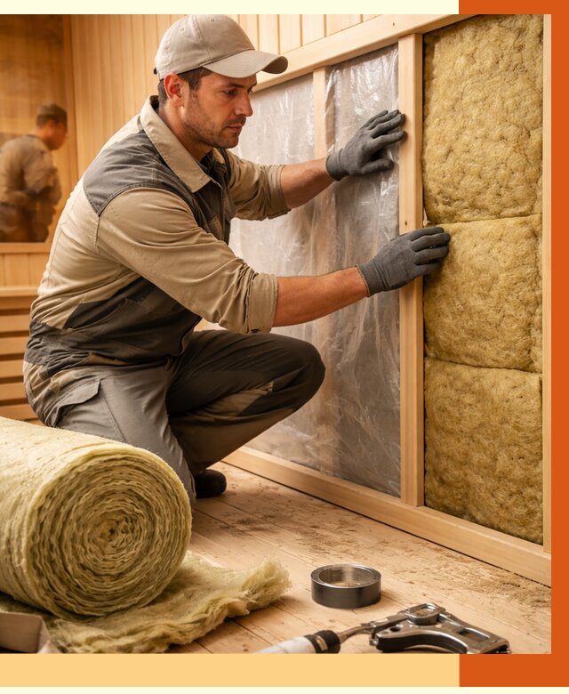 Утепление сауны изнутри в Лобне от 6712 руб. за м2 | ППУ, под ключ — ТепломастерЛбн