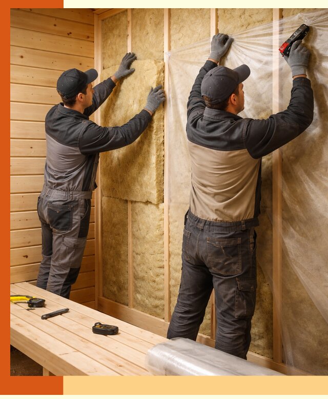 Профессиональное утепление сауны в Лобне с гарантиями качества