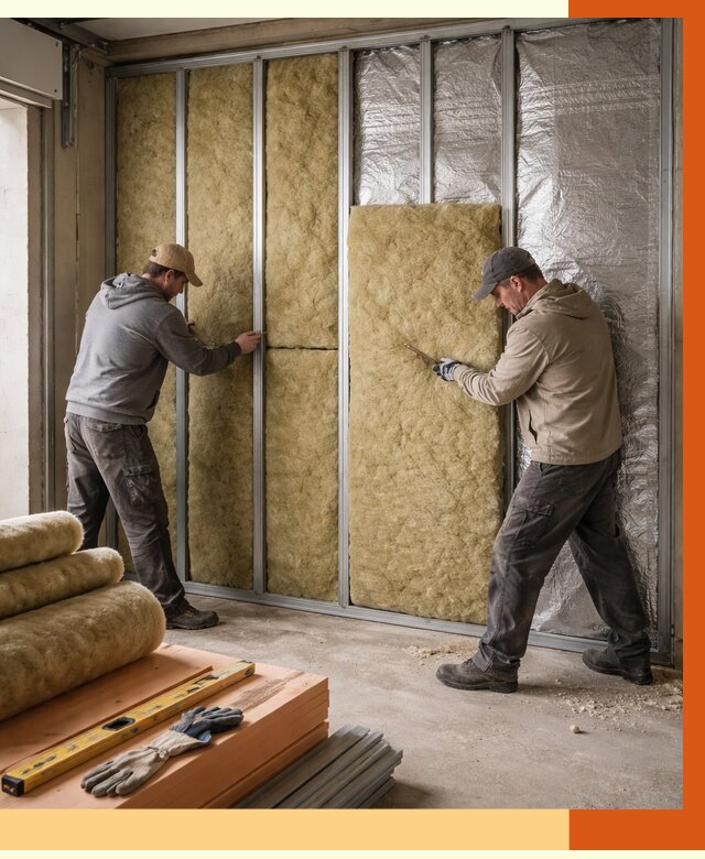 Утепление гаража изнутри в Лобне от 7745 руб/м2 — работы и цена | ТепломастерЛбн