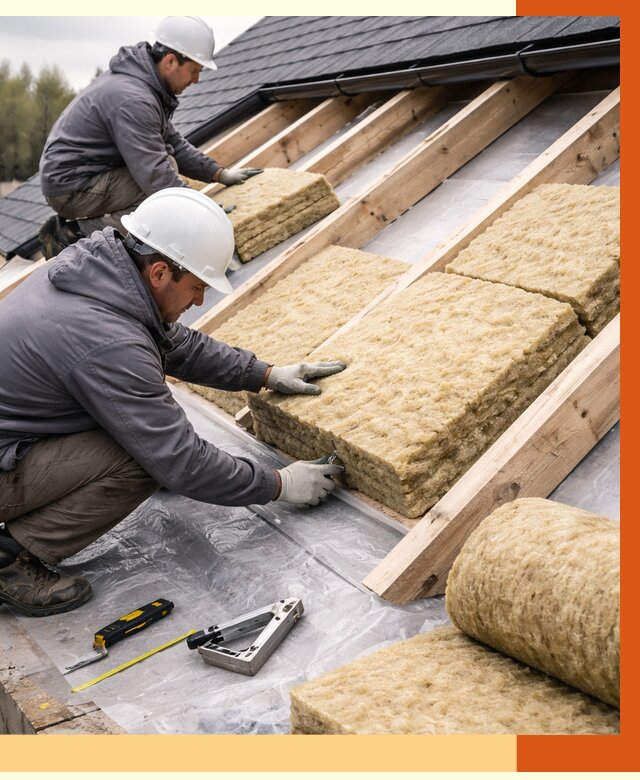 Утепление крыши в Лобне от 1910 руб./м2 — комплексное утепление кровли | ТепломастерЛбн