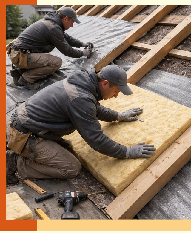 Профессиональное утепление крыши в Лобне качественно и надежно