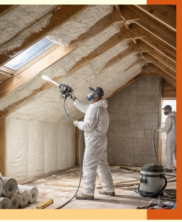 Утепление мансарды ППУ в Лобне от 2840 руб./м² — заказать под ключ | ТепломастерЛбн