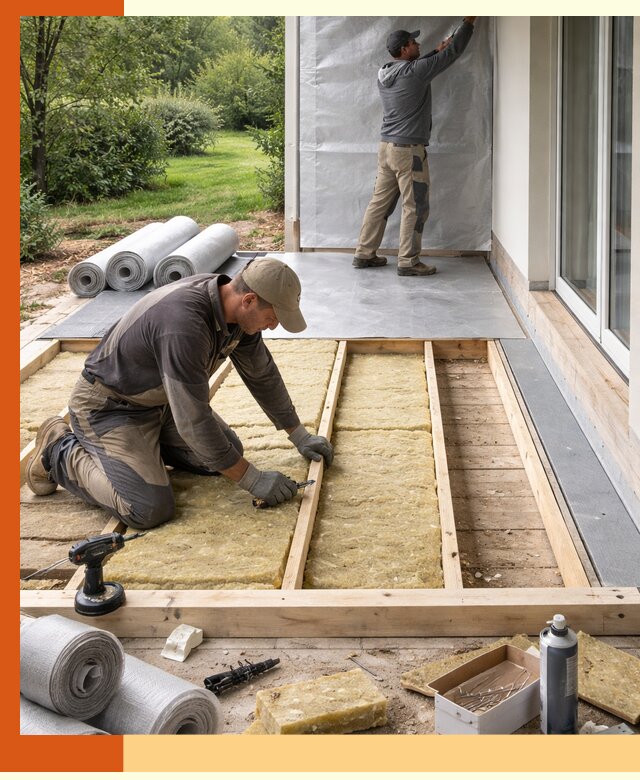 Утепление террасы в Лобне — тепло и защита круглогодично