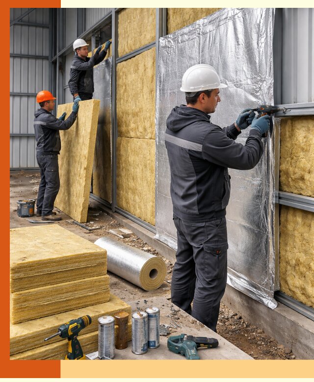 Утепление металлического ангара профессионально в Лобне