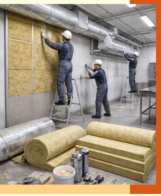 Утепление пищевого цеха в Лобне от 12908 руб./м² — комплексно под ключ | ТепломастерЛбн