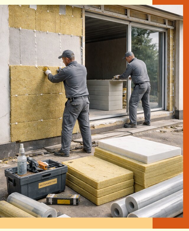 Утепление торгового павильона в Лобне от 14973 руб./м² под ключ | ТепломастерЛбн