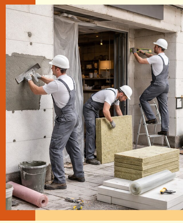 Утепление кафе в Лобне: профессиональная теплоизоляция и монтаж