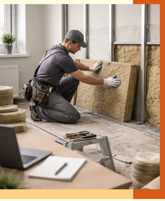 Утепление офиса в Лобне от 4647 руб/м2 — комплексное утепление офиса под ключ | ТепломастерЛбн