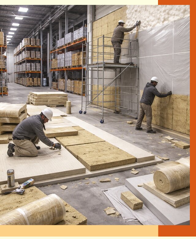 Утепление складского терминала в Лобне от 7745 руб./м² под ключ | ТепломастерЛбн