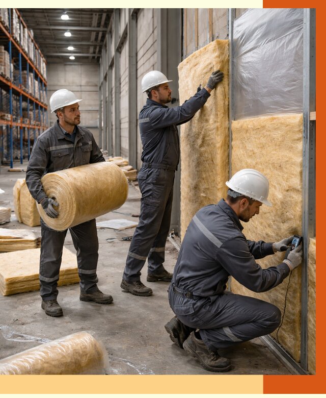 Утепление логистического центра в Лобне от 4647 руб/м² под ключ | ТепломастерЛбн