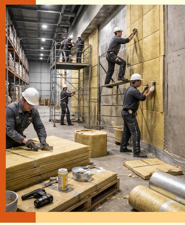 Утепление логистического центра в Лобне качественно и экономично