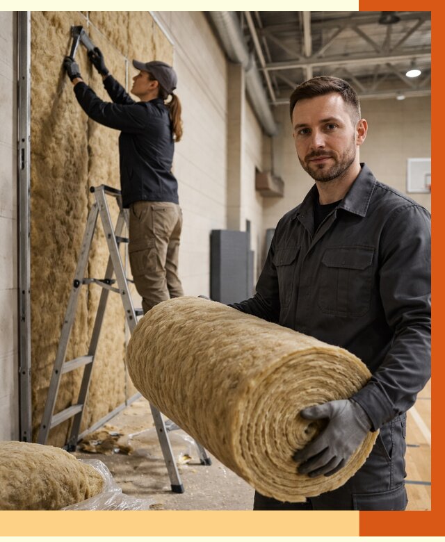 Утепление спортзала в Лобне от 7745 руб/м2 — комплексное утепление под ключ | ТепломастерЛбн