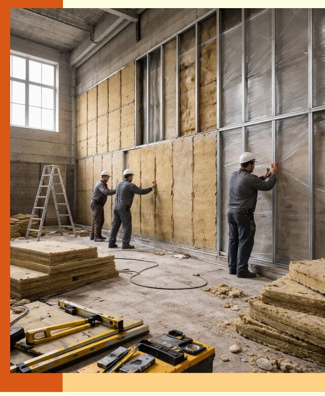 Утепление спортивного зала в Лобне качественно и недорого