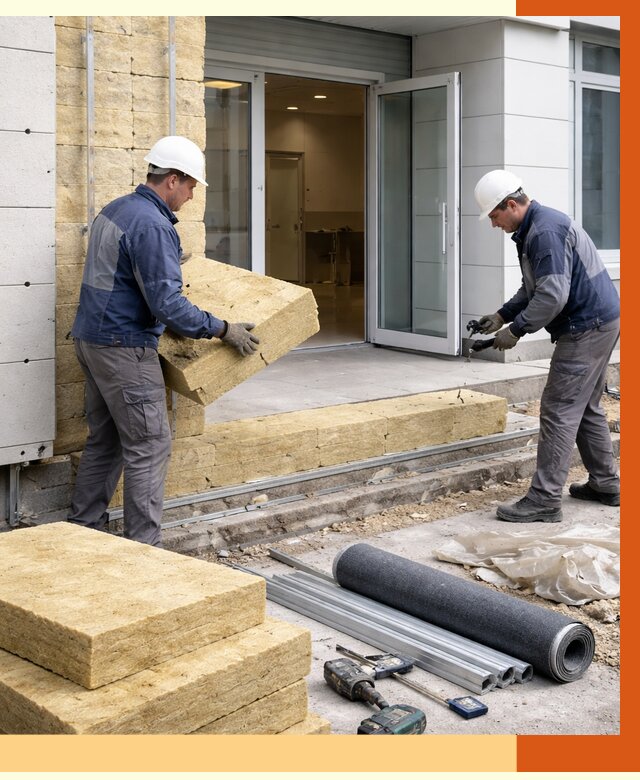 Утепление медицинского центра в Лобне под ключ от 12908 руб./м² | ТепломастерЛбн