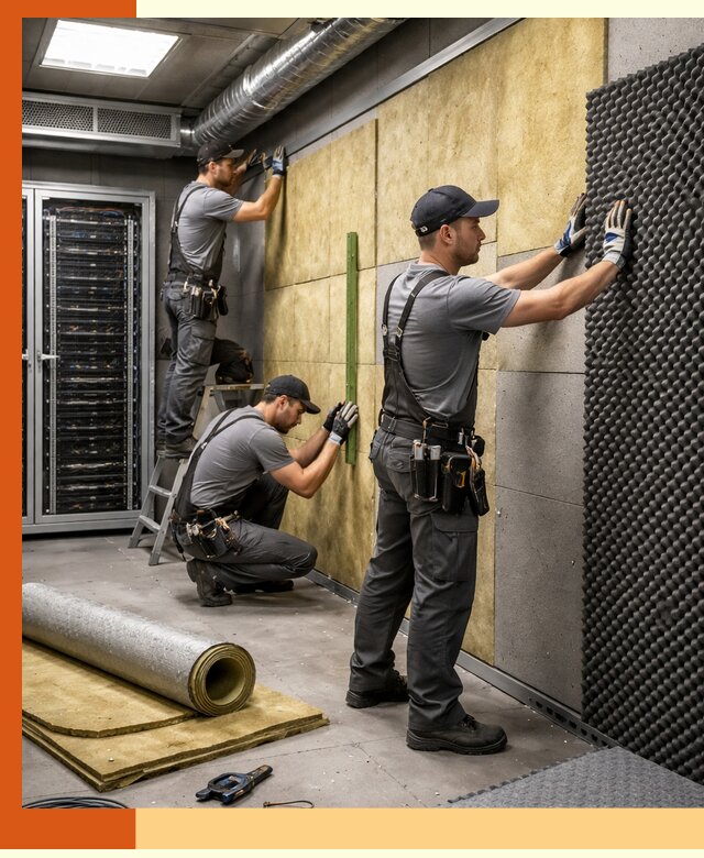 Утепление серверной комнаты профессионально в Лобне