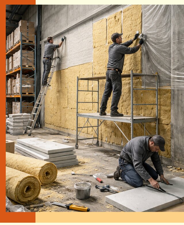 Утепление холодного склада под ключ в Лобне