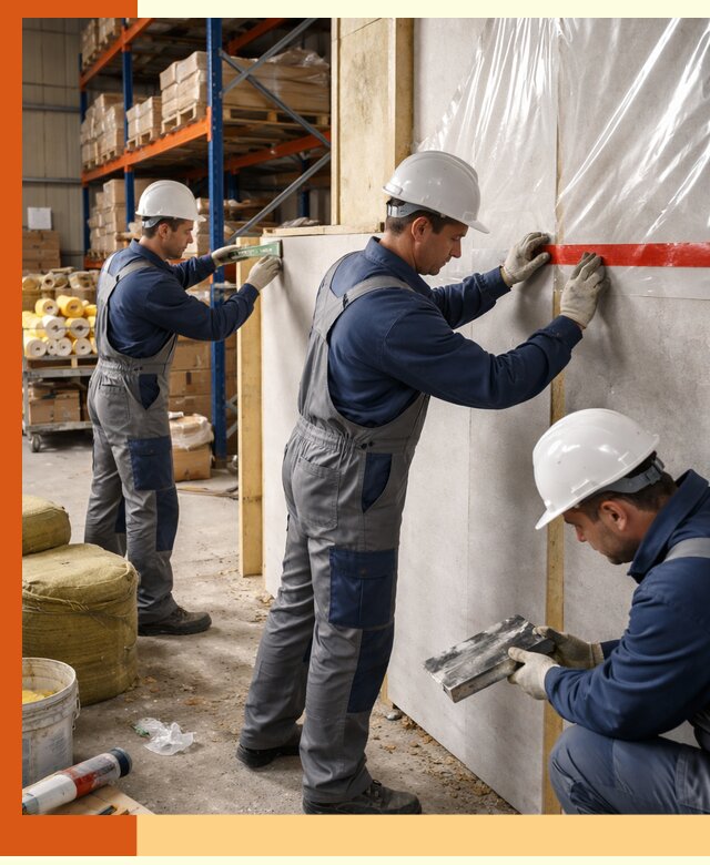 Утепление теплого склада под ключ в Лобне