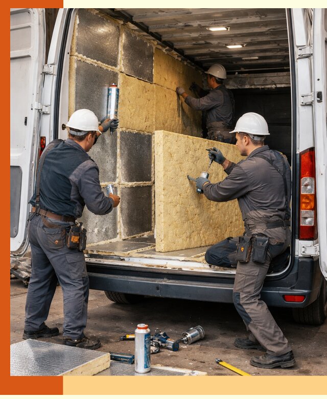 Утепление фургона-рефрижератора в Лобне для сохранения температуры