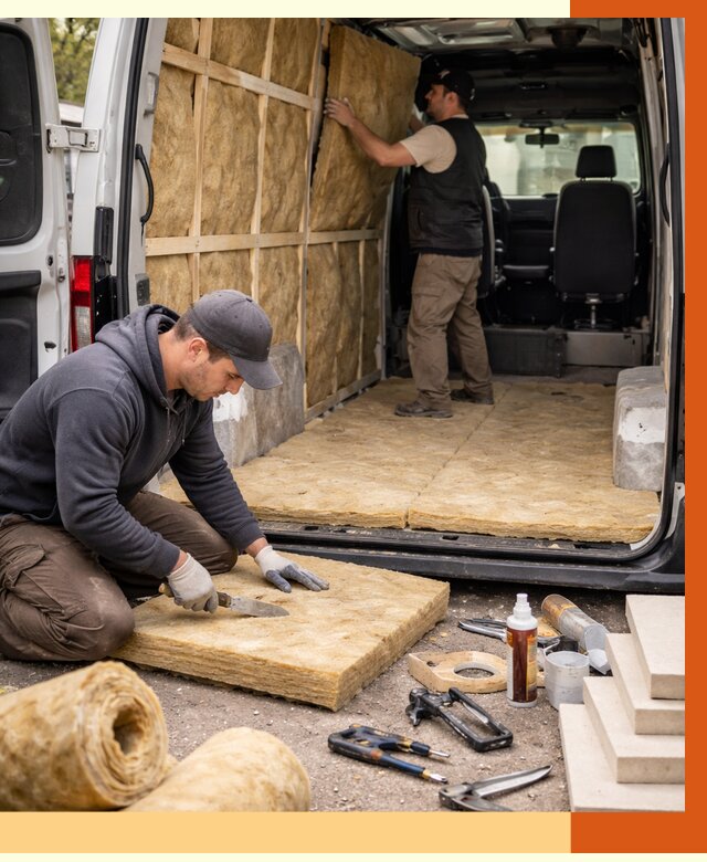 Утепление кемпера в Лобне под ключ от 12391 руб. — профессионально | ТепломастерЛбн