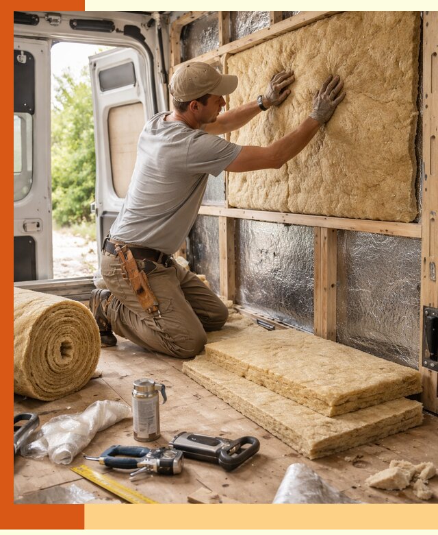 Утепление кемпера под ключ в Лобне с гарантией качества