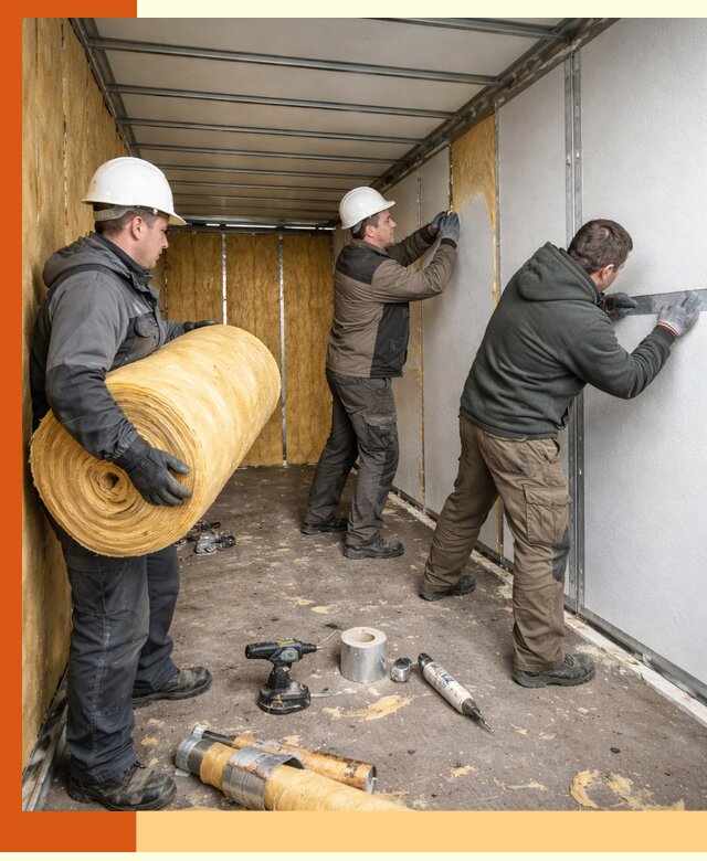 Утепление рефрижераторного контейнера в Лобне профессионально и надежно