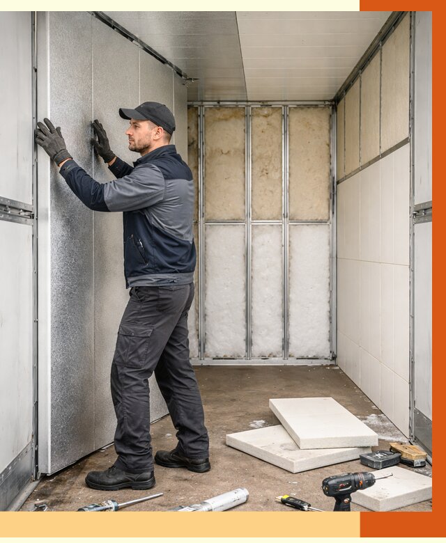 Утепление холодильного кузова в Лобне от 13940 руб. под ключ | ТепломастерЛбн