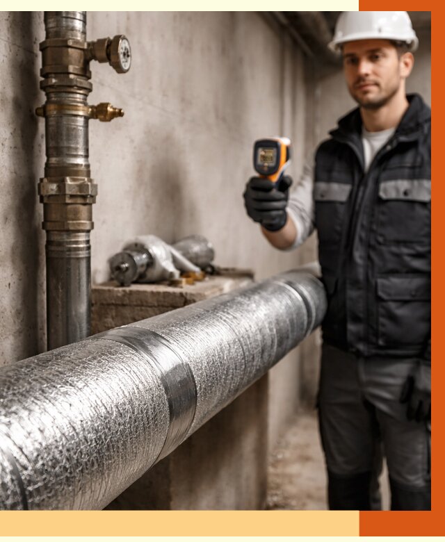 Утепление труб водоснабжения в Лобне от 8777 руб. за м² — услуги ТепломастерЛбн