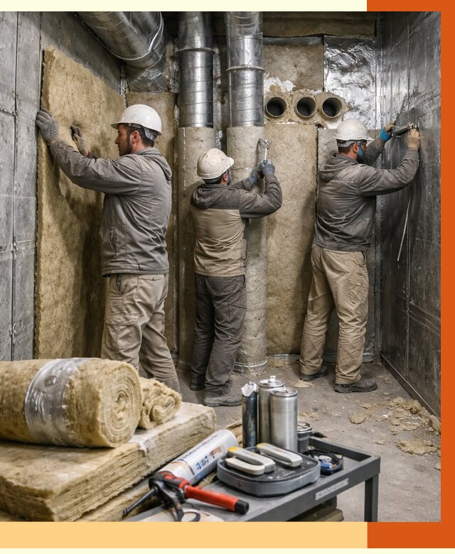 Утепление венткамеры в Лобне под ключ от 1497 руб. — профессионально | ТепломастерЛбн