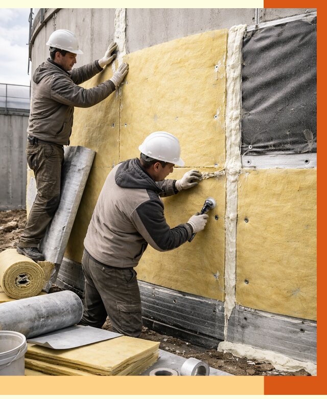 Утепление резервуара в Лобне от 28397 руб/м2 — монтаж ППУ и комплекс под ключ | ТепломастерЛбн