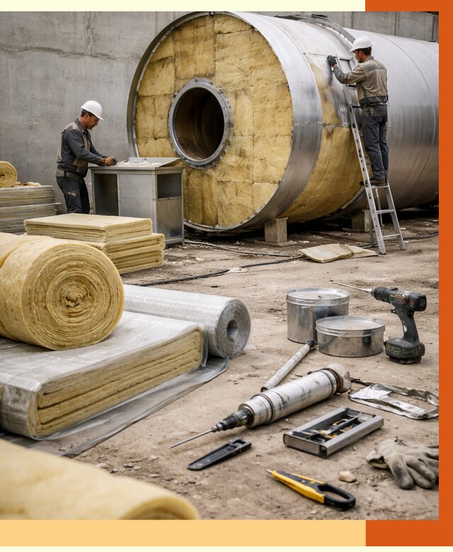 Утепление резервуара с топливом в Лобне от 28397 руб. под ключ | ТепломастерЛбн