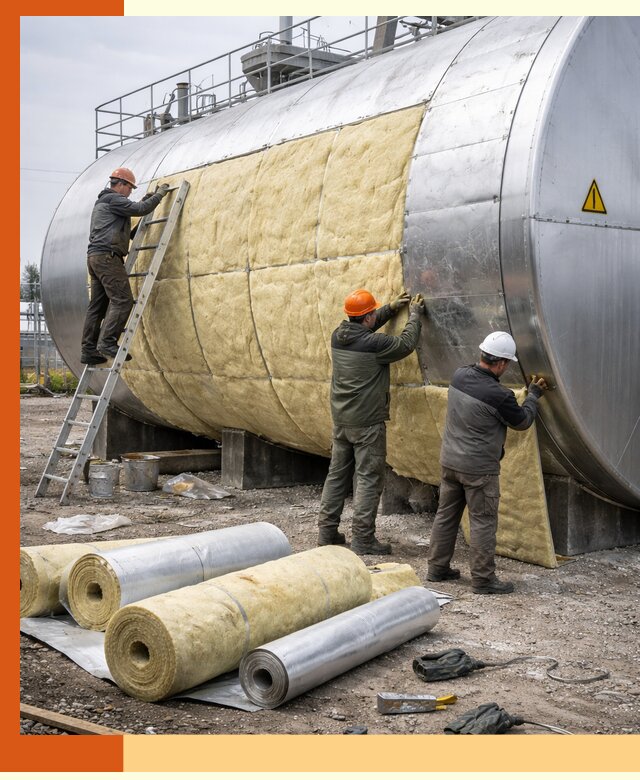 Утепление резервуаров с топливом в Лобне надежно и экономично
