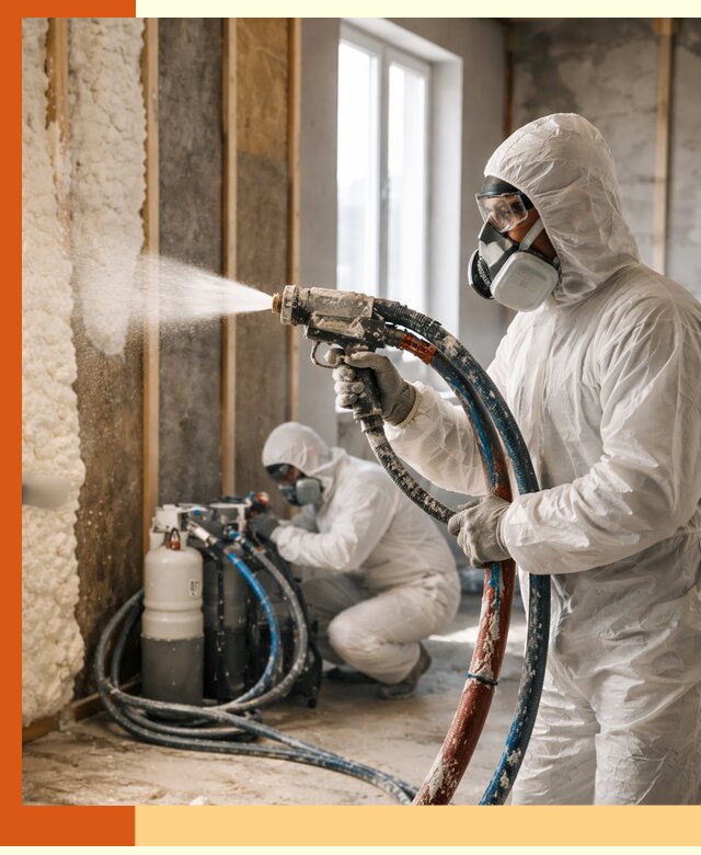 Пенополиуретан напыление для утепления зданий в Лобне