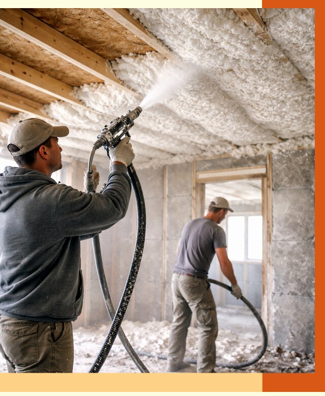 Утепление пеноизолом в Лобне от 1652 руб./м2 под ключ | ТепломастерЛбн