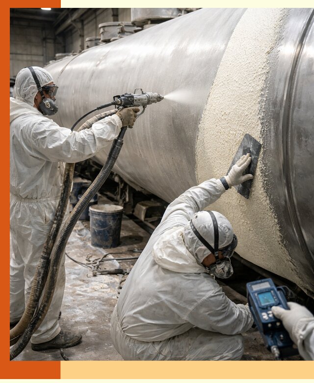 Утепление автоцистерн жидкой теплоизоляцией в Лобне