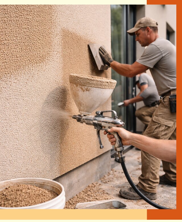 Утепление фасада жидкой пробкой в Лобне от 4956 руб./м² под ключ | ТепломастерЛбн