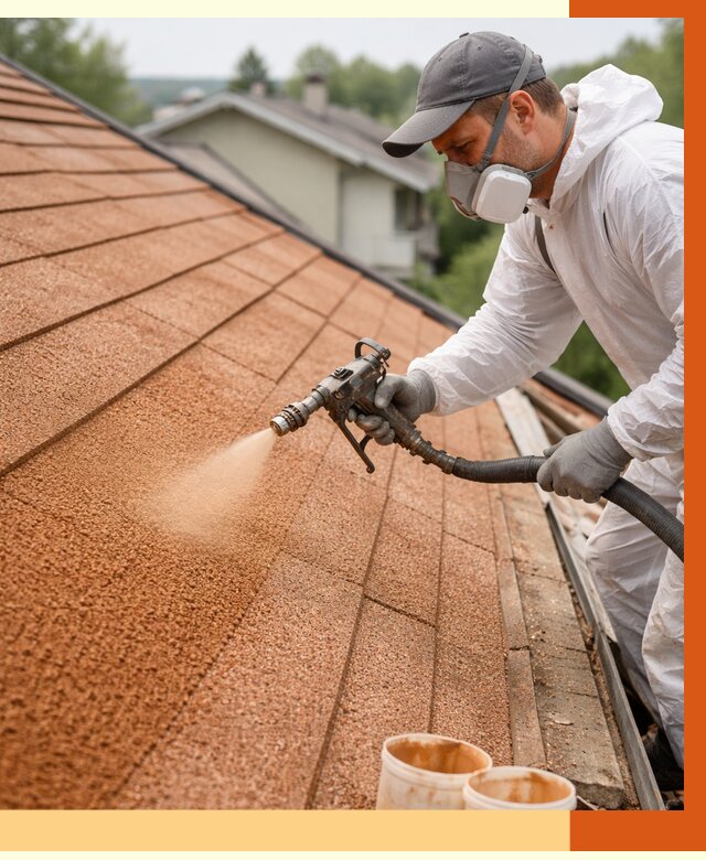 Утепление кровли жидкой пробкой в Лобне от 2788 руб./м² под ключ | ТепломастерЛбн