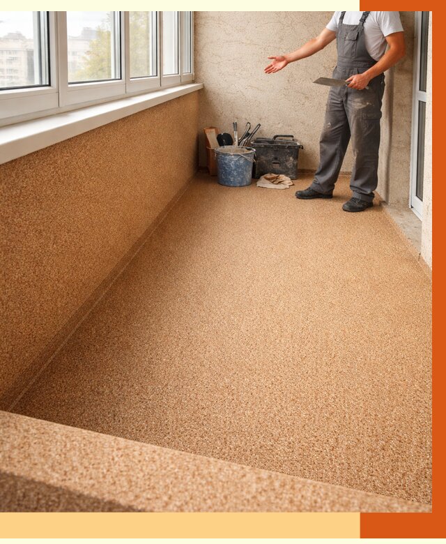 Утепление балкона жидкой пробкой в Лобне от 3769 руб/м² под ключ | ТепломастерЛбн