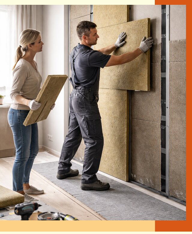 Профессиональная шумоизоляция квартиры в Лобне от 7745 руб. за м2 | ТепломастерЛбн