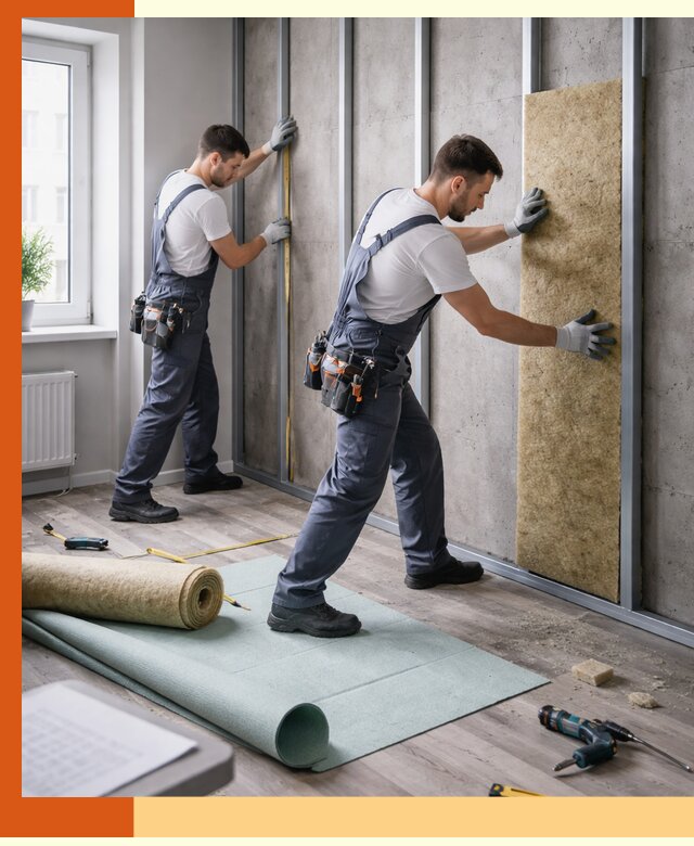 Шумоизоляция квартиры под ключ в Лобне — профессионально и гарантированно