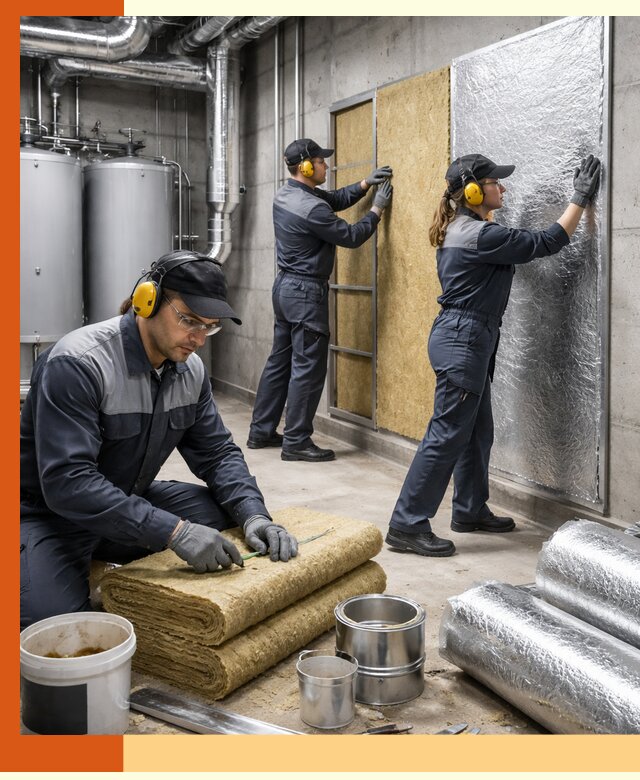 Шумоизоляция котельной в Лобне: профессиональный монтаж и материалы