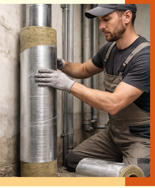 Шумоизоляция труб в Лобне от 1239 руб. — шумоподавление и звукоизоляция труб | ТепломастерЛбн